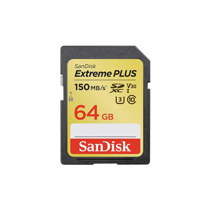 SDカード 64GB SanDisk Extreme PLUS | 機材レンタル カメクル